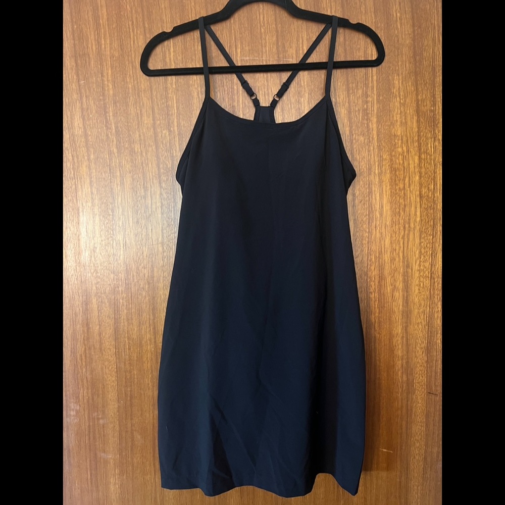Black Athletic Mini Skort Dress
